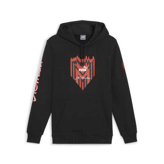 Felpa con cappuccio AC Milan Ftblicons PUMA White