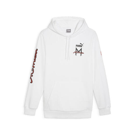 Felpa con cappuccio AC Milan Ftblicons PUMA White