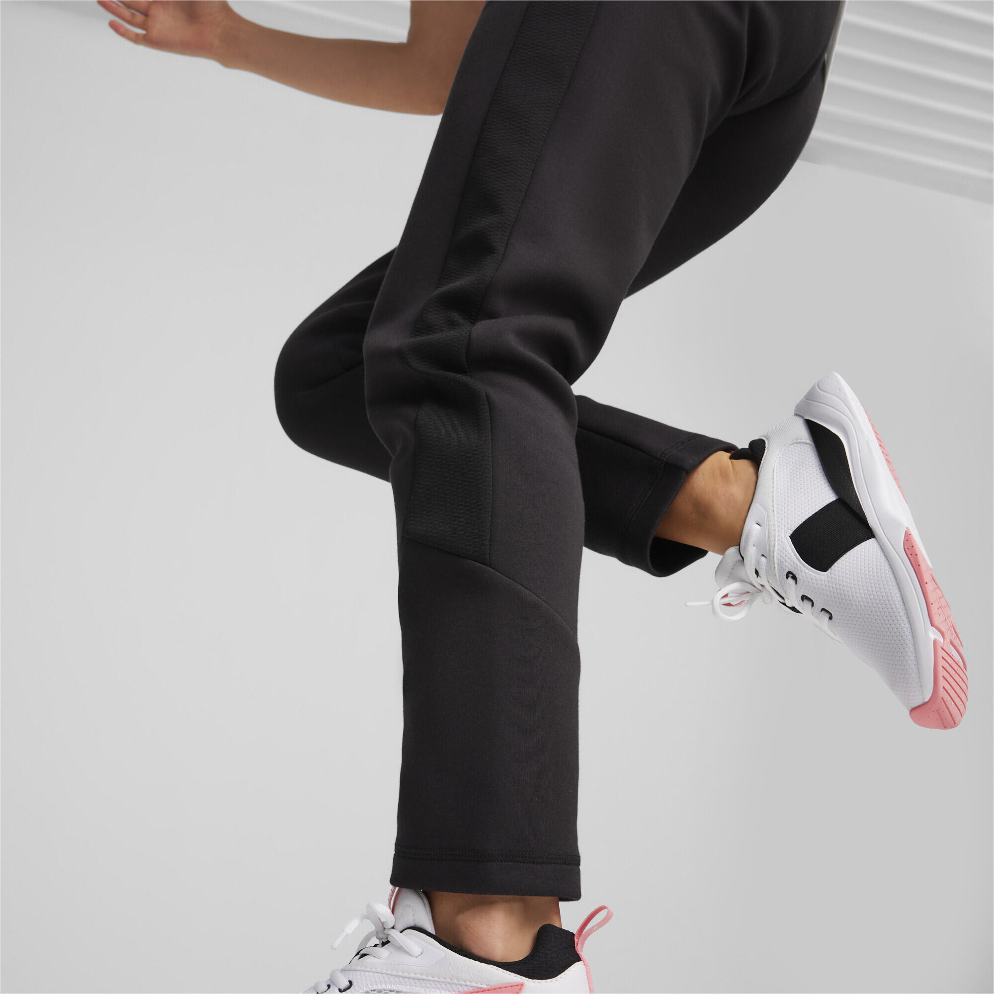 Pantaloni EVOSTRIPE a vita alta da donna PUMA Black 5/7