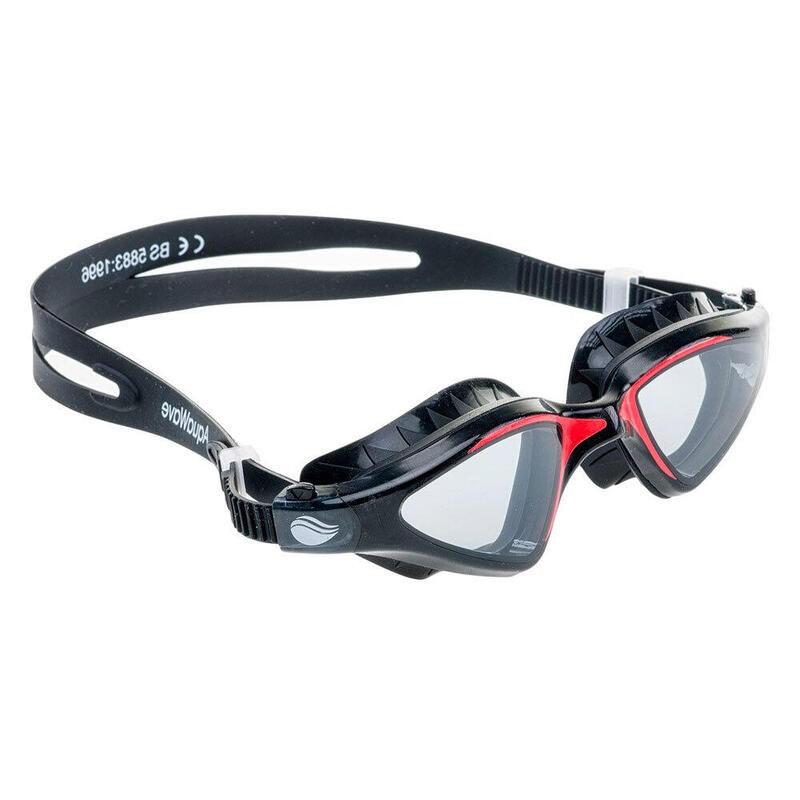 Viper zwembril voor volwassenen (Rood/zwart)