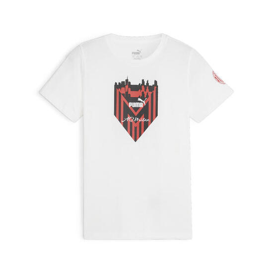T-shirt AC Milan Ftblicons per ragazzi PUMA White