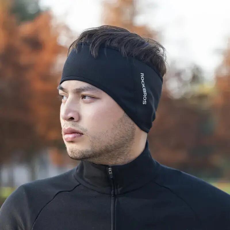 Opaska sportowa na głowę zimowa Rockbros YPP063 4/7