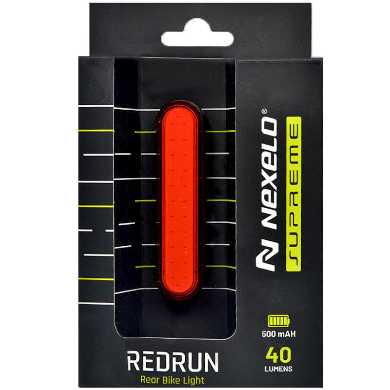 Lampka rowerowa tylna Nexelo Redrun 40LM