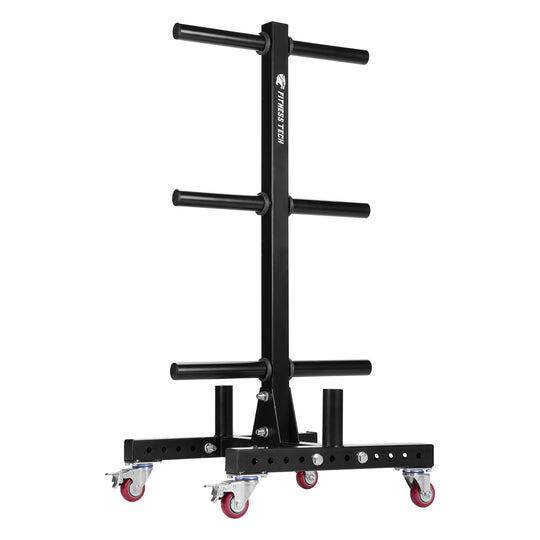 Rack Bumper Plate Vertical Fitness Tech Con Ruedas