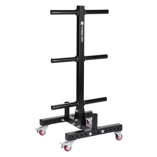 Rack Bumper Plate Vertical Fitness Tech Con Ruedas