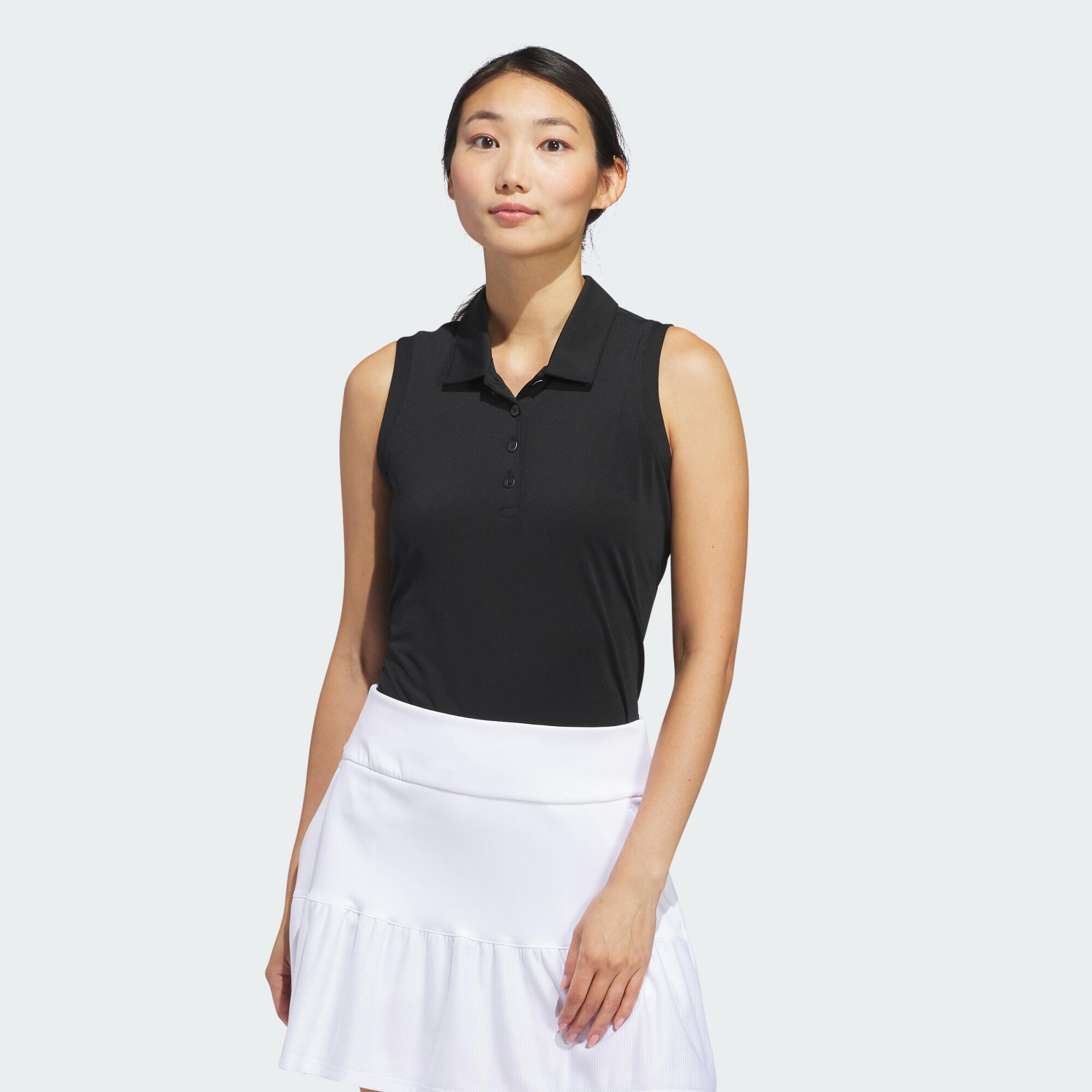 Ultimate365 Women's plain sleeveless polo shirt