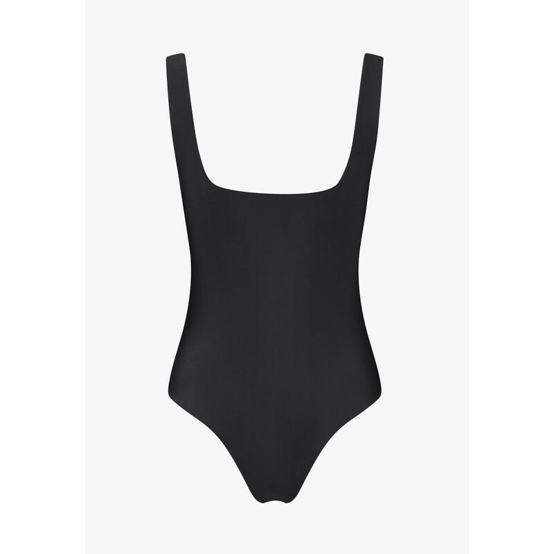 Maillot de Bain Décolleté Carré - Noir - Maillot de bain femme