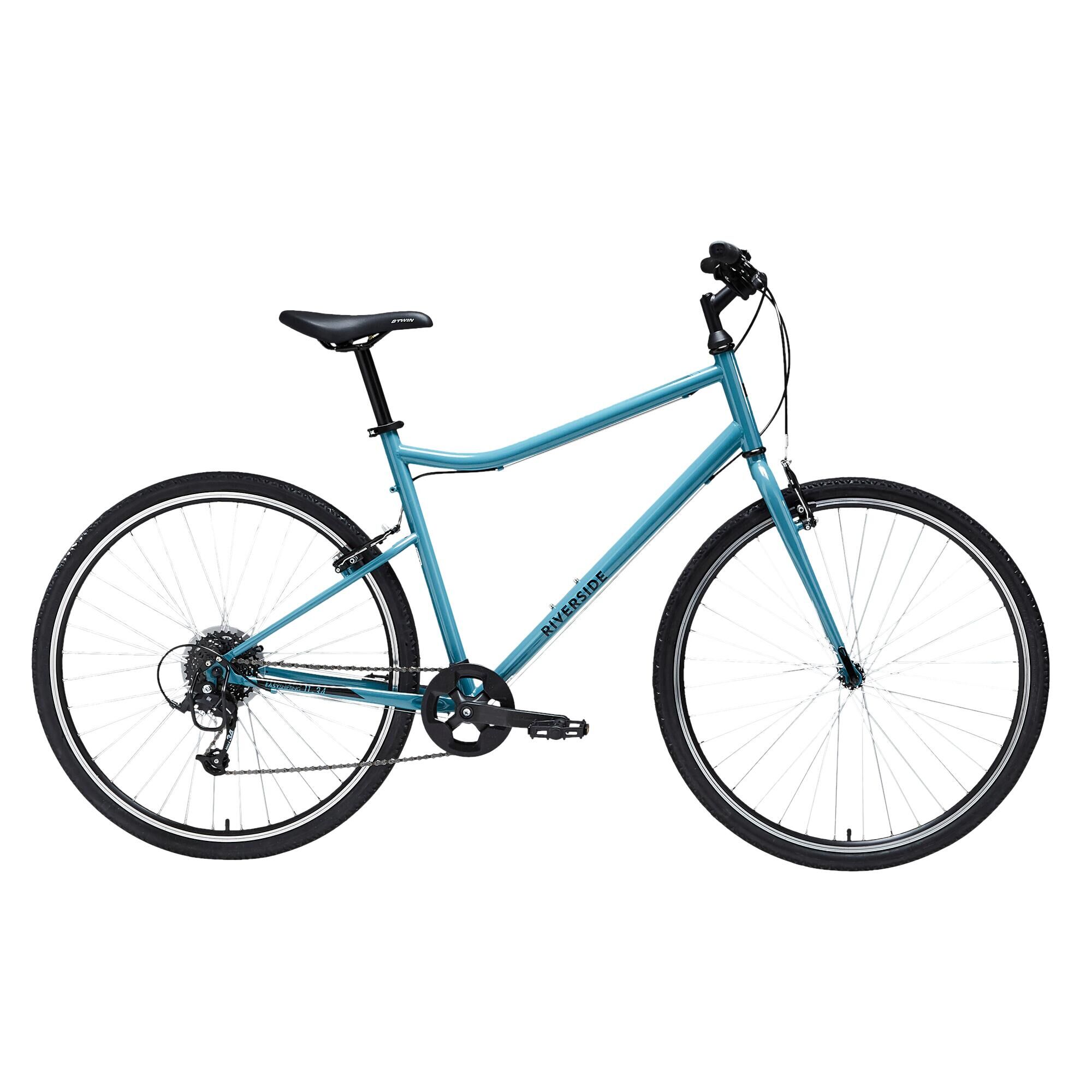 RIVERSIDE REFURBISHED HYBRID BIKE RIVERSIDE 120 - BLUE - M - C GRADE