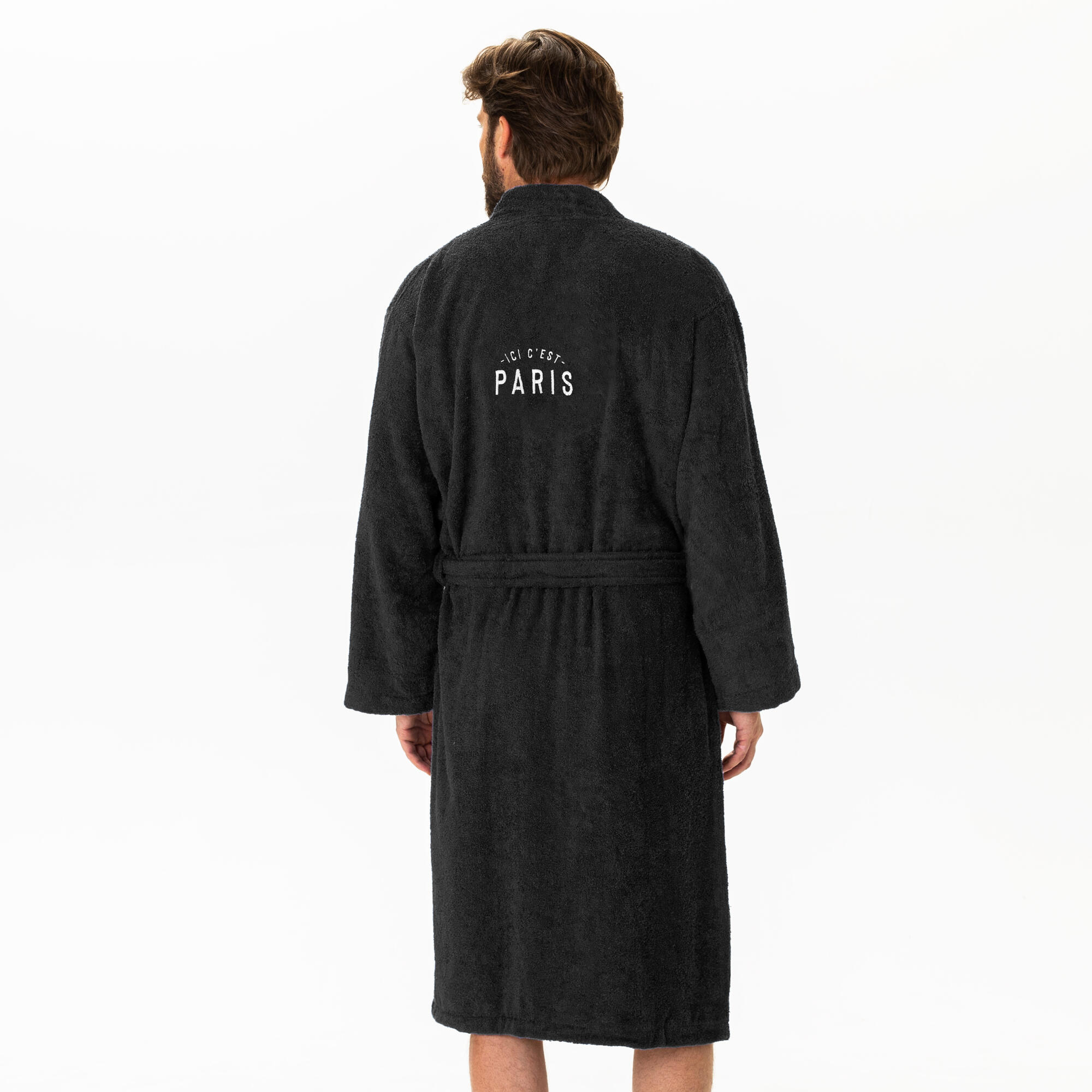 Peignoir de bain adulte 100% coton football Paris - Premium 2/7