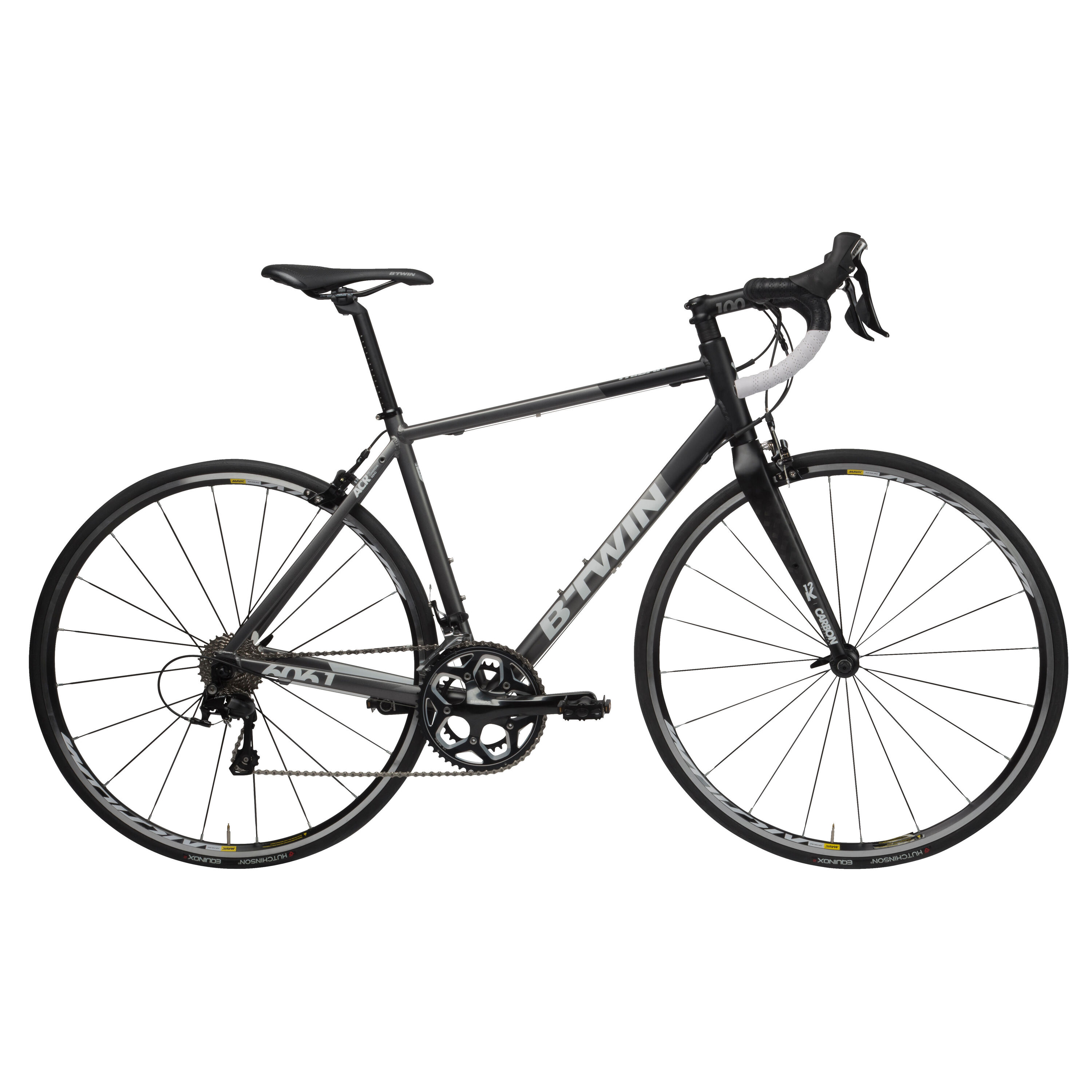 TRIBAN REFURBISHED TRIBAN 540 CYCLE TOURING ROAD BIKE - GREY/BLACK - C GRADE