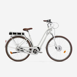 Seconde vie - Vélo de ville électrique Elops 920 connect LF blanc - TRÈS BON