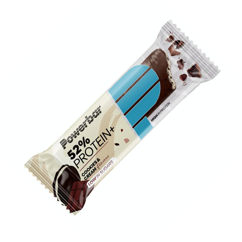 Barres protéinées | Boîte PROTEIN PLUS BAR 52% (20X50g) | Cookies et Cream