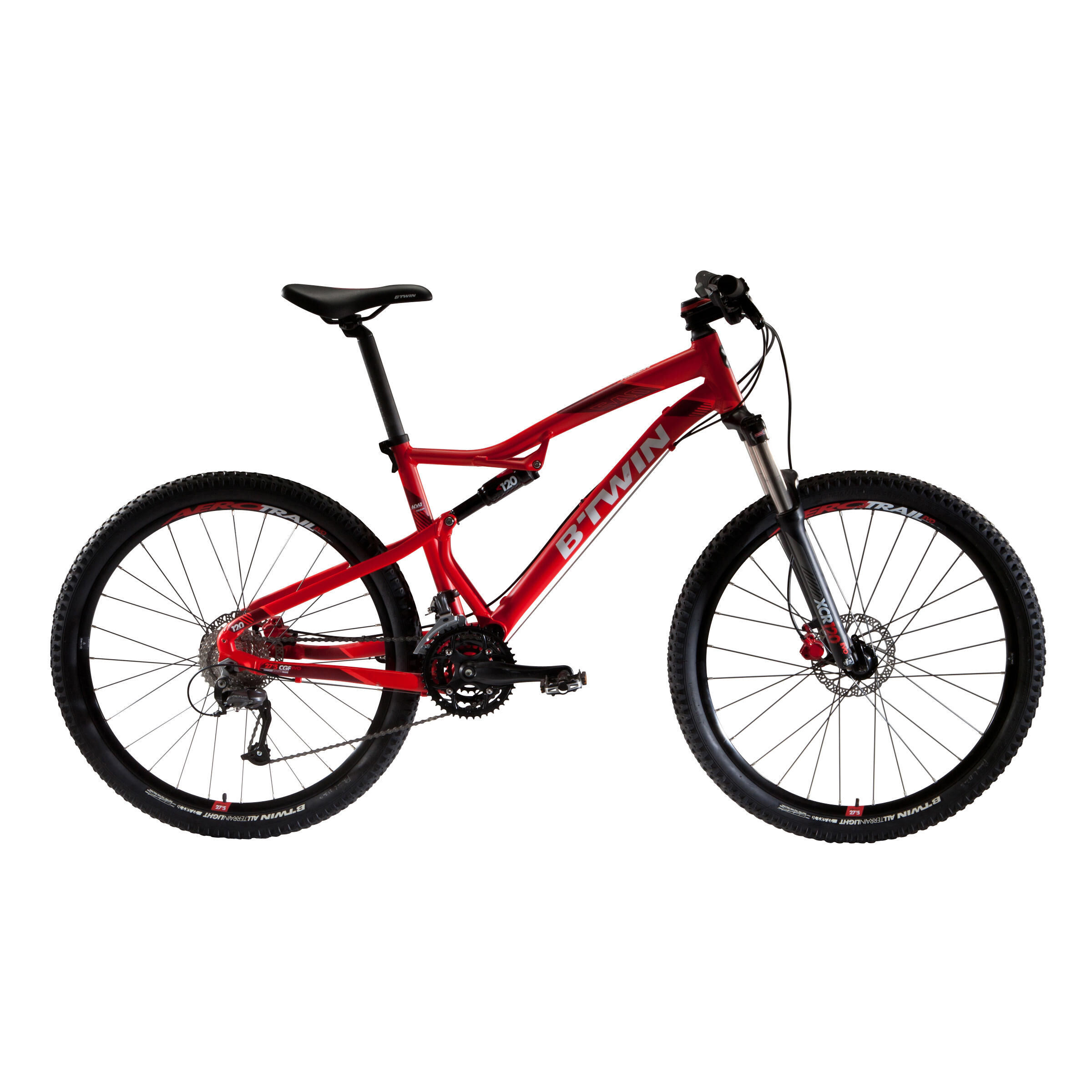 ROCKRIDER Refurbished ST 540 S 27.5" Mountain Bike - Red - C Grade