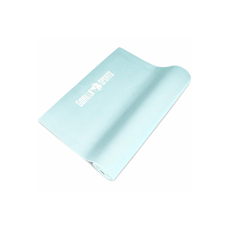 Yogamat - PVC - 180 x 60 x 0,5 – Ijsblauw