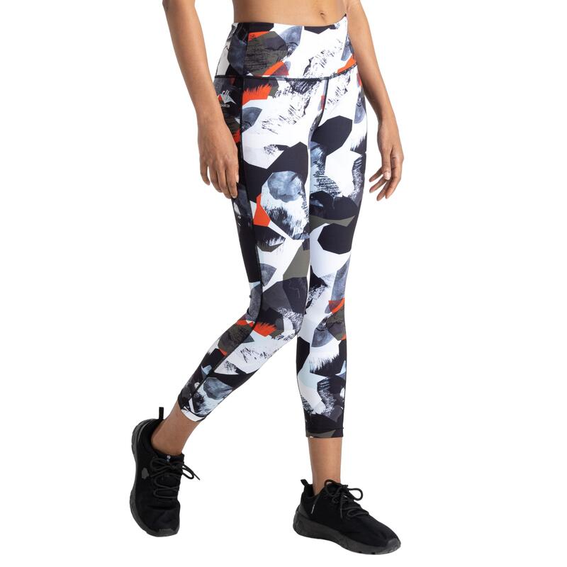 Dames Influential Abstract 7/8 Legging (Korstmossen Groen)