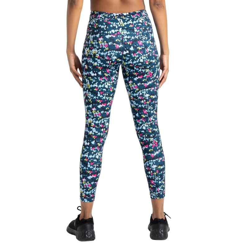 Dames Influential Dash Print 7/8 Legging (Maanlicht Denim)