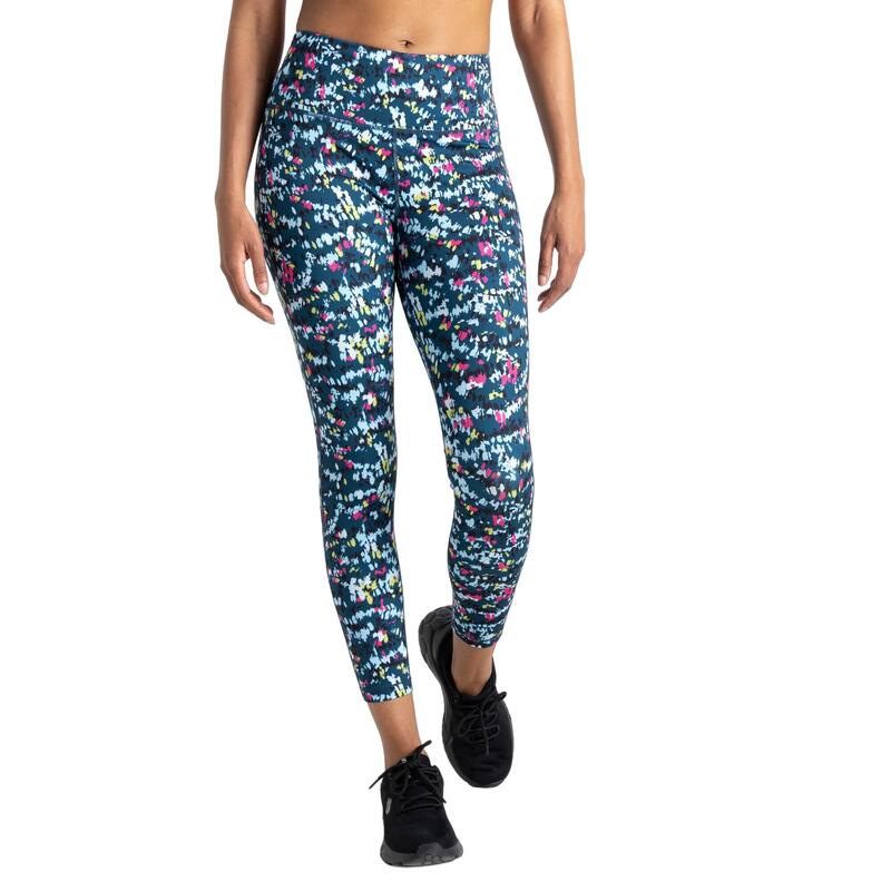 Dames Influential Dash Print 7/8 Legging (Maanlicht Denim)