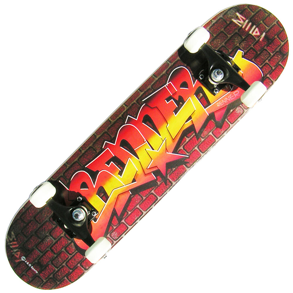 RENNER PRO 180 SERIES COMPLETE SKATEBOARDS 7.75” – GRAFFITI WALL – AGE 5+ 2/5