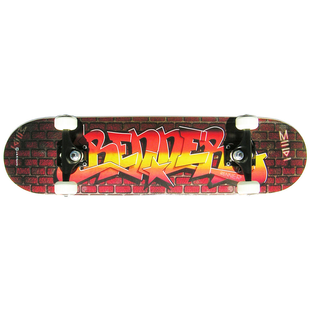 RENNER PRO 180 SERIES COMPLETE SKATEBOARDS 7.75” – GRAFFITI WALL – AGE 5+ 3/5