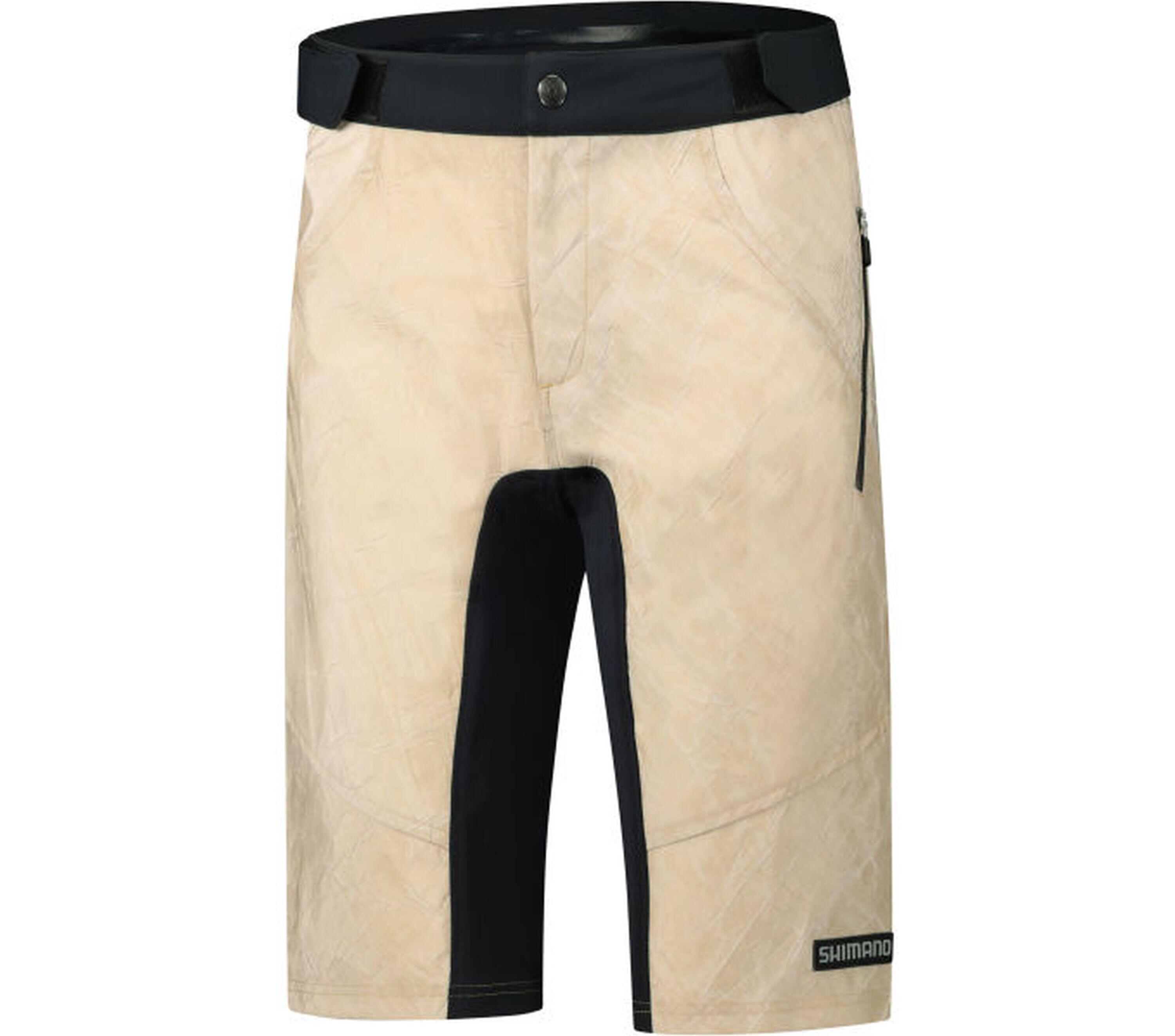SHIMANO Woman's REVO Shorts w/o Inner Shorts, Beige