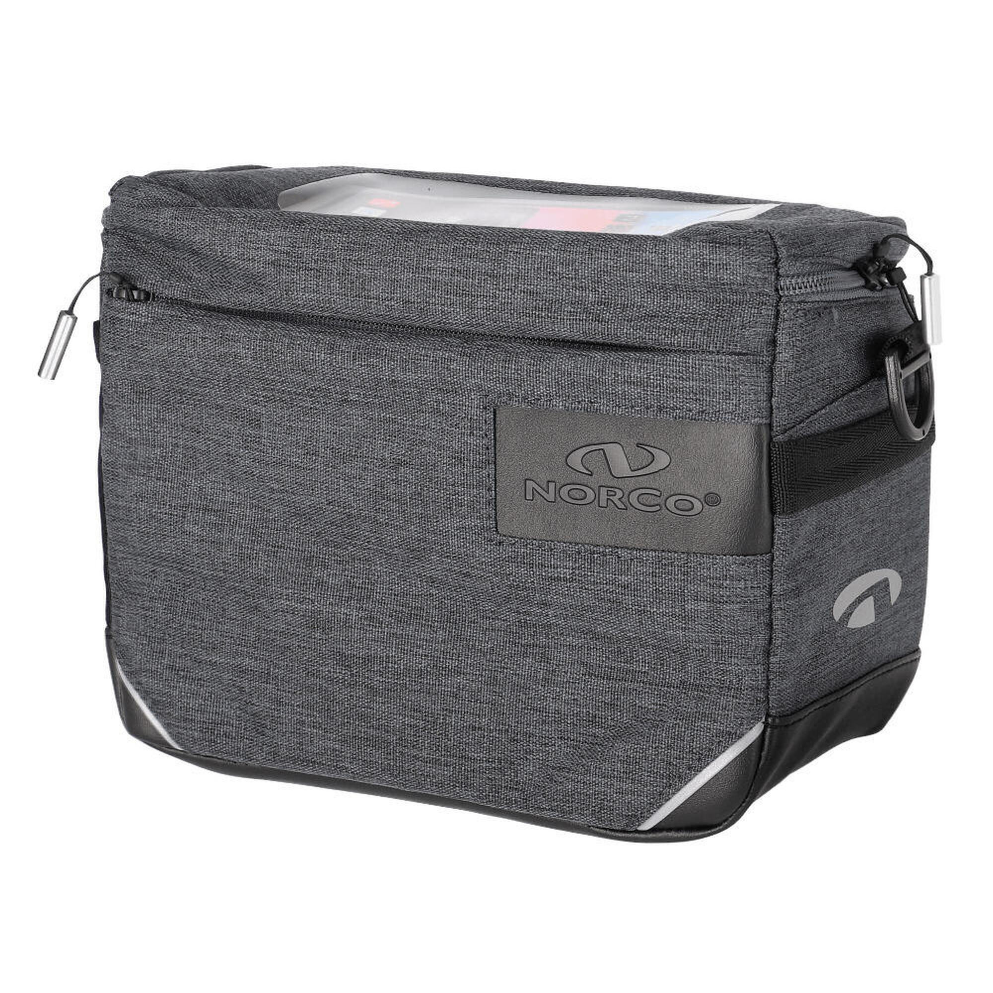 Norco - Sacoche De Guidon Midford - Sacoche De Guidon - Gris - 5 L - Decathlon