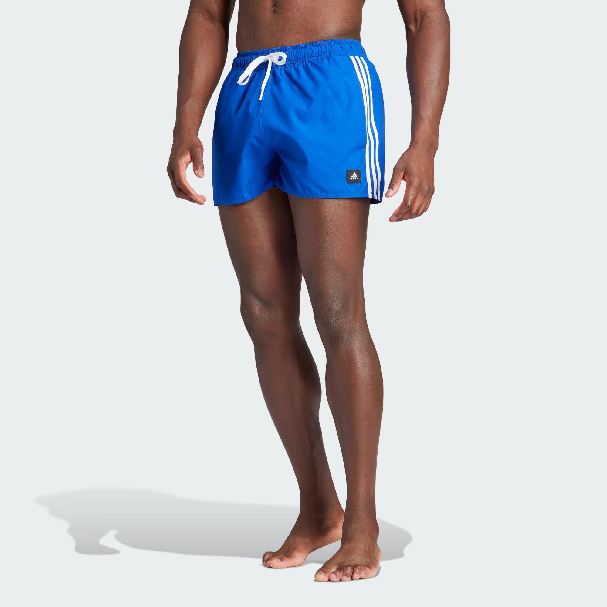 Adidas - Short De Natation Très Court 3 Bandes Clx - Bas De Maillot De Bain - Blanc|bleu - S - Decathlon