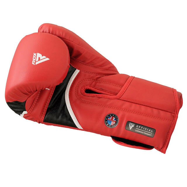 Mănuși box RDX AURA PLUS T-17, Roșu/Negru, 16oz