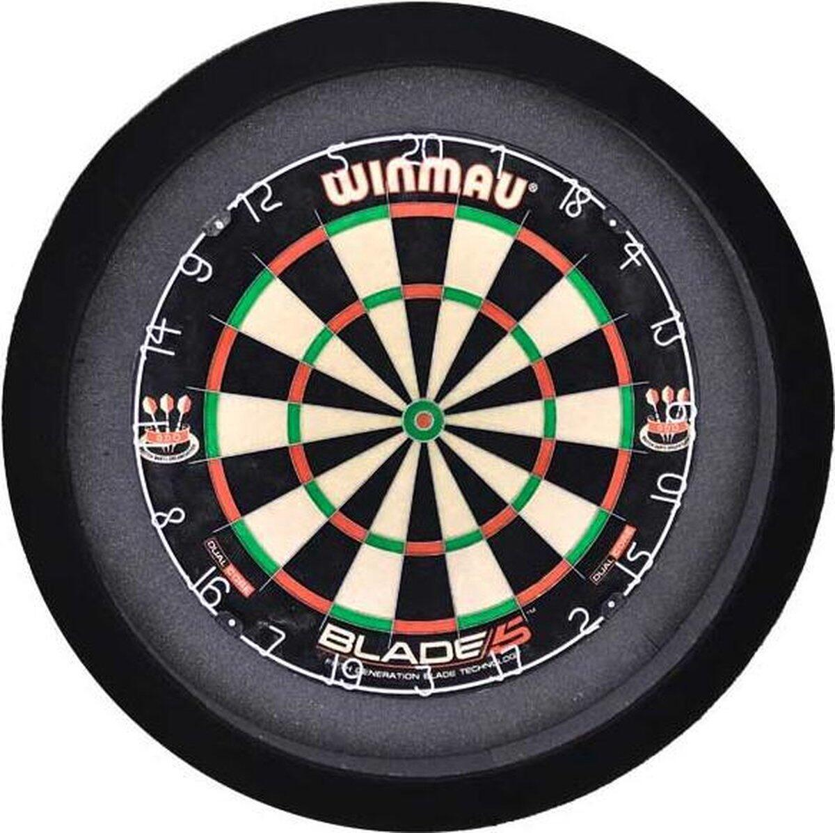 Dartbord Verlichting Rond XL - Basic Zwart 2/2