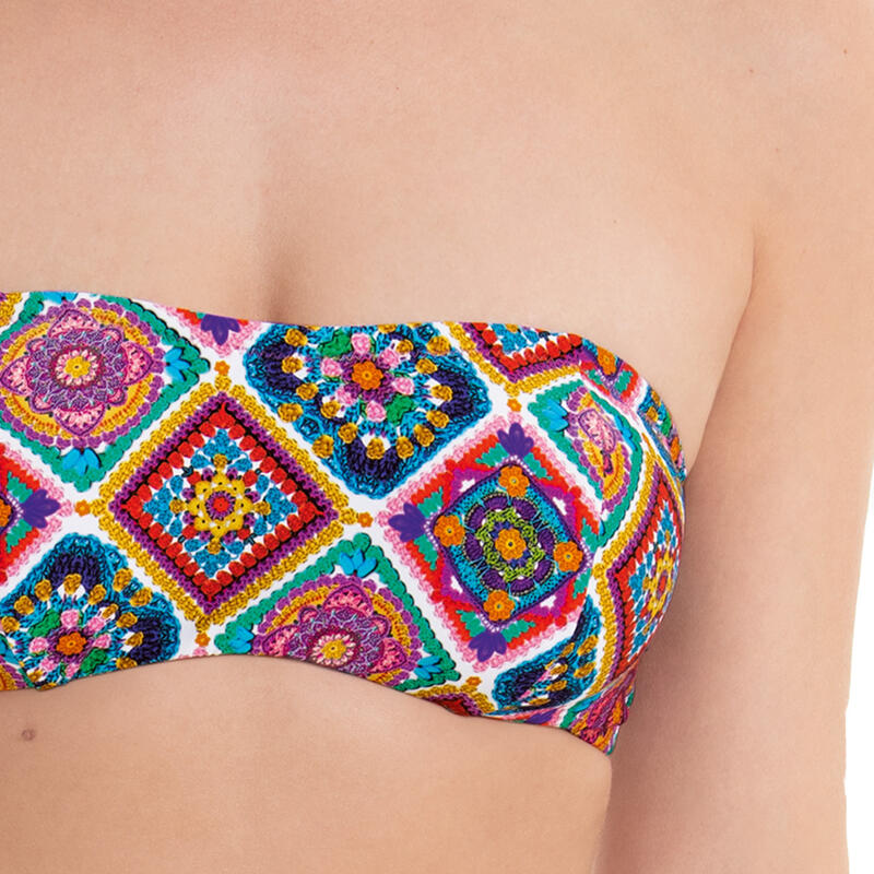 Bikini-Top Damen - Schwimmen - Crochet Flower