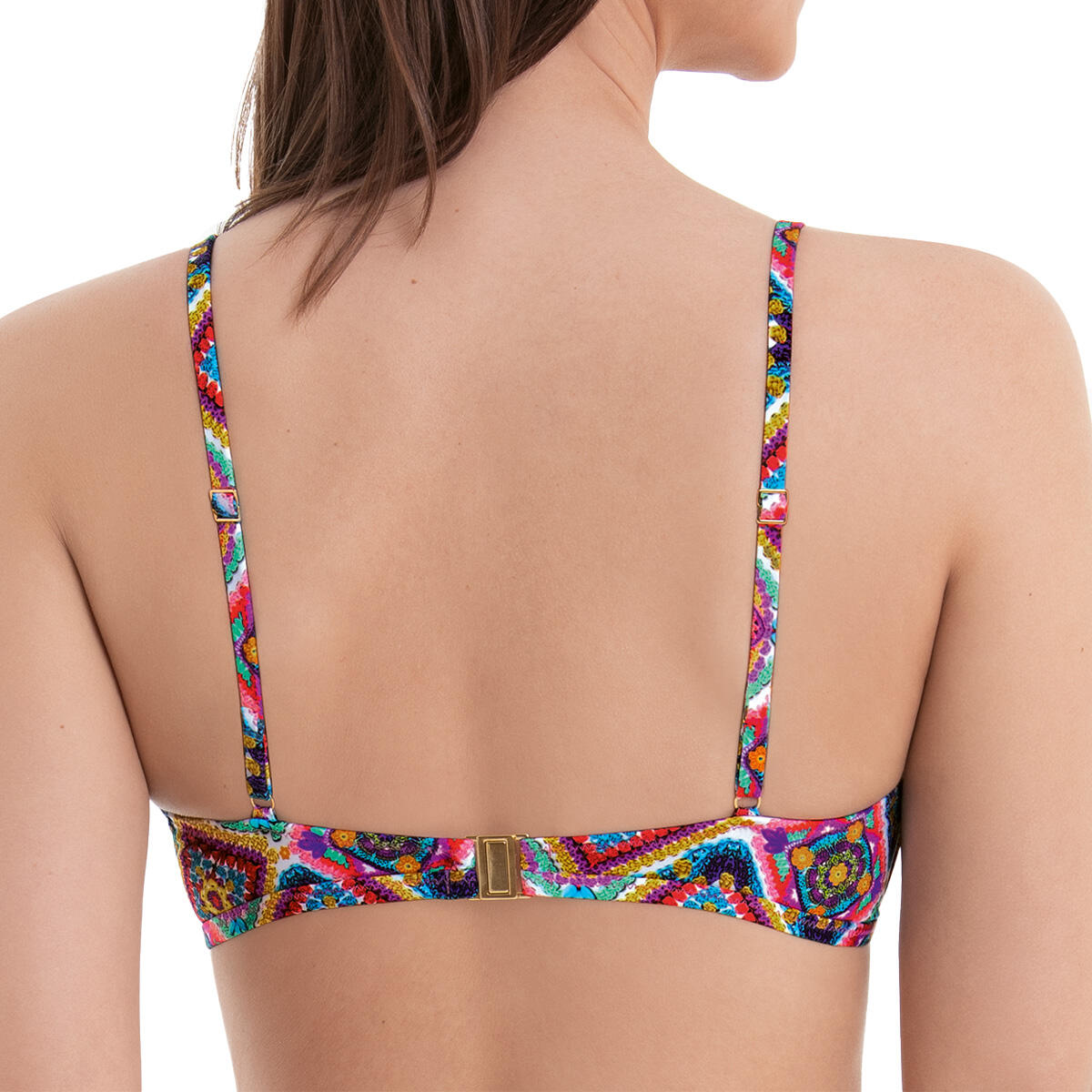 Bikini-Top Damen - Schwimmen - Crochet Flower 3/4