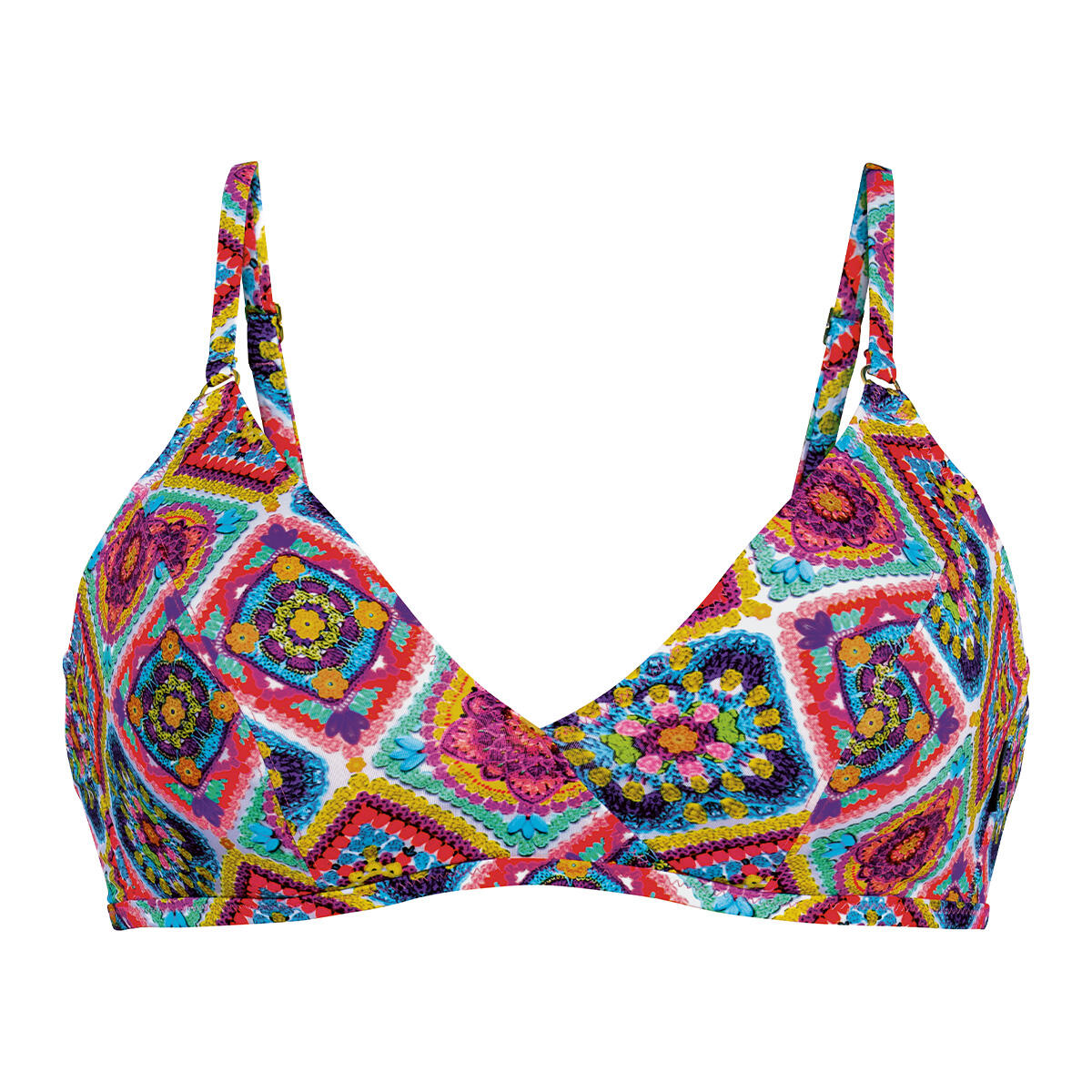 Bikini-Top Damen - Schwimmen - Crochet Flower 2/4
