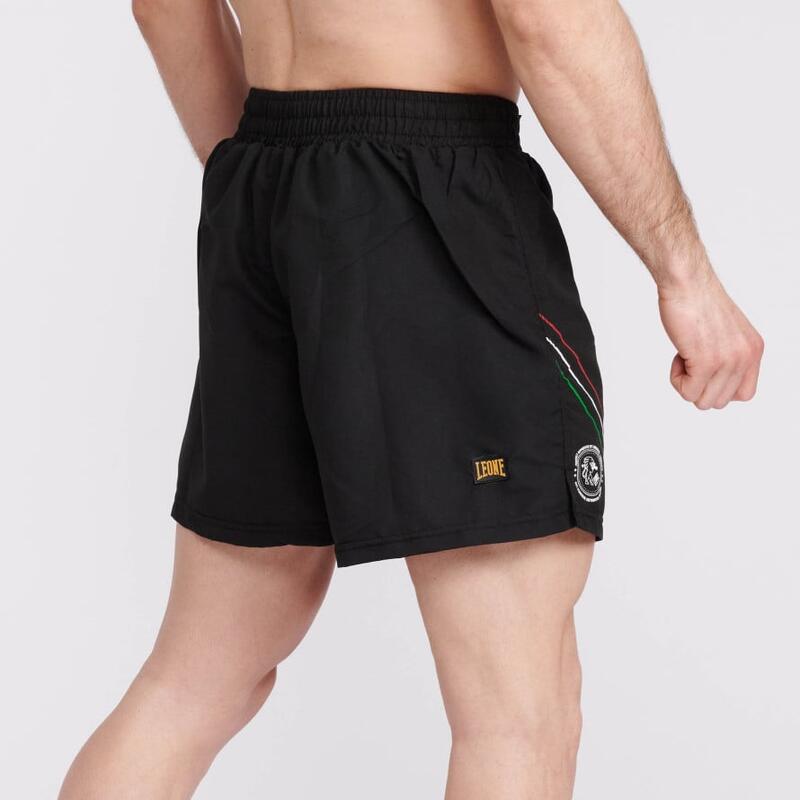 Short Leone MMA Flag Negru