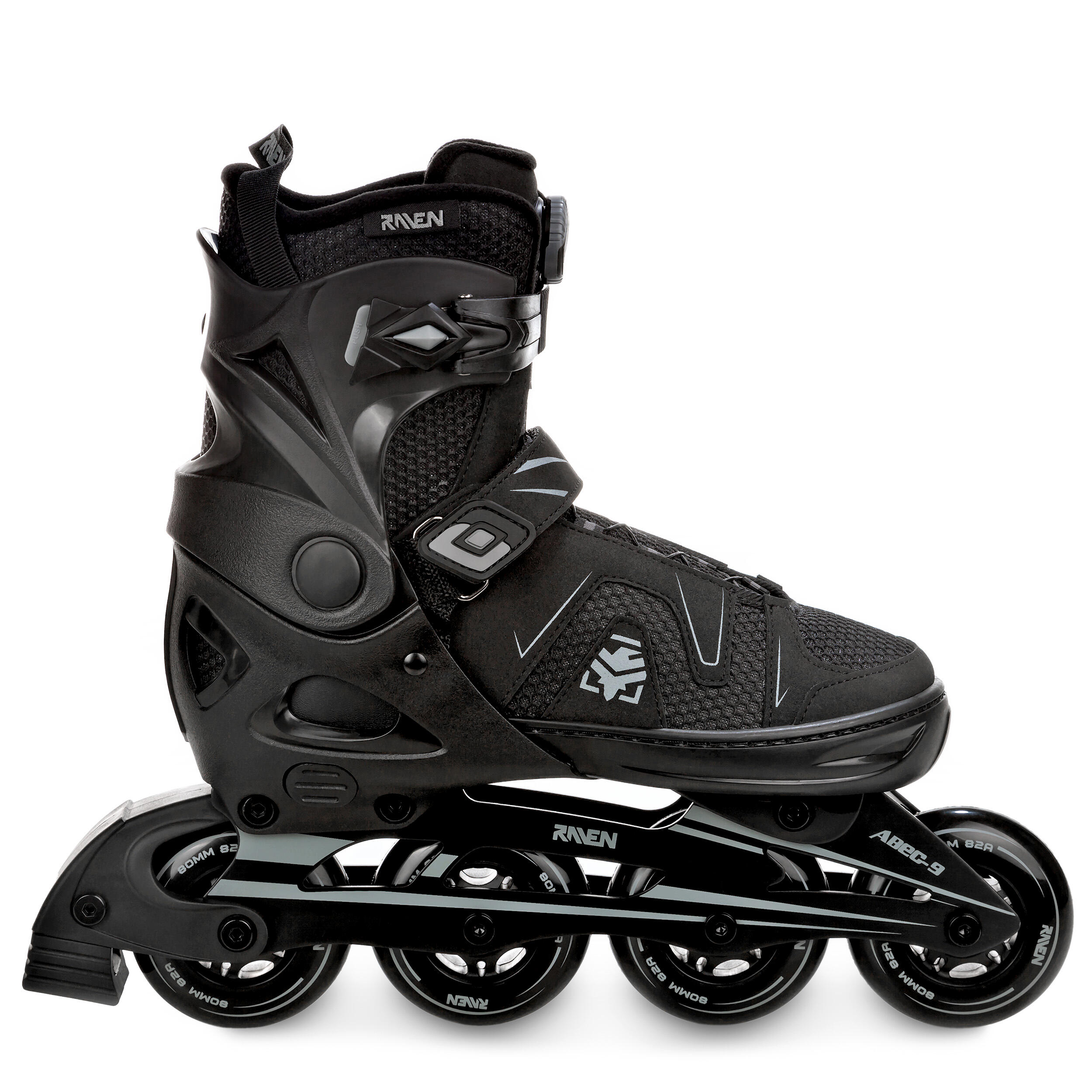 Verstellbare Eiskunstlaufschuhe 2in1 Pulse PRO FitGo Schwarz 2/6