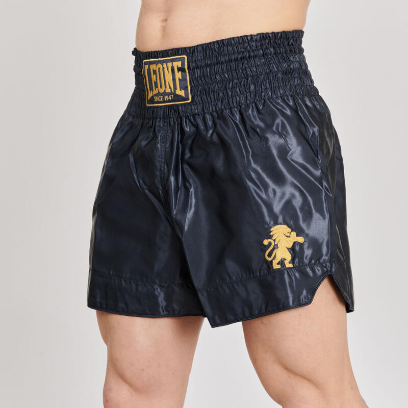 Pantalón corto Short Adulto Kick Boxing Muay Thai Leone 1947 BASIC 2 azul