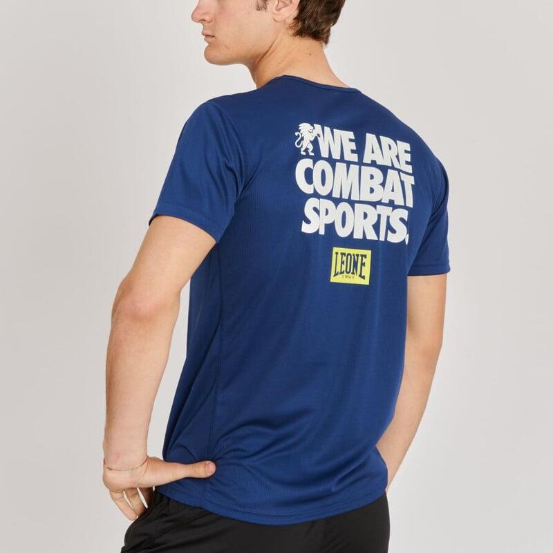 Tricou Leone Logo Wacs Albastru