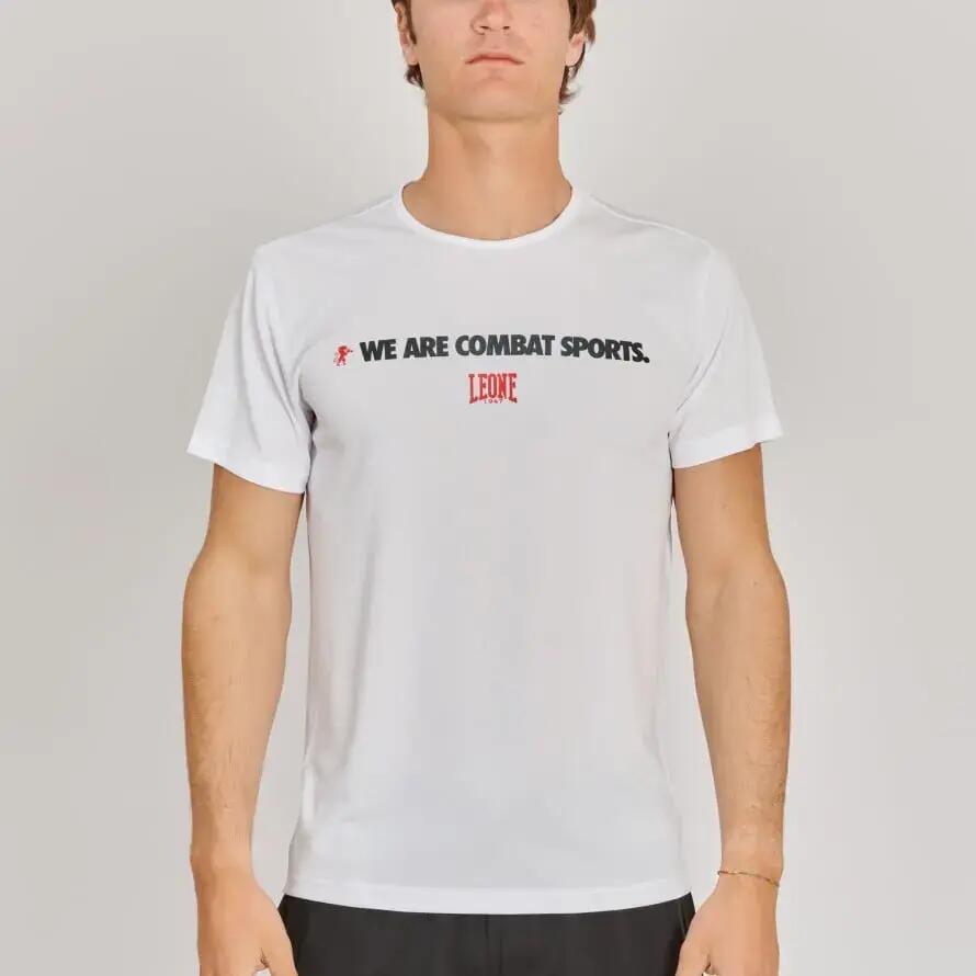 Tricou Leone Logo Wacs Alb 1/6