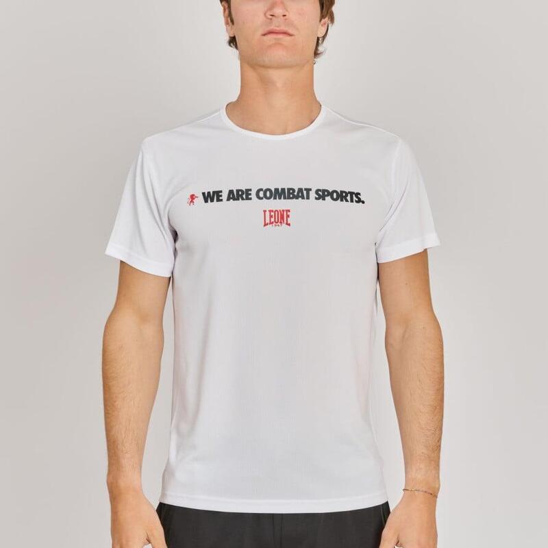 Camiseta Manga Corta Adulto Boxeo Leone 1947 LOGO WACS blanco