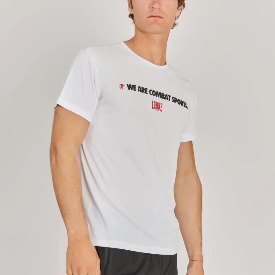 Tricou Leone Logo Wacs Alb 2/6