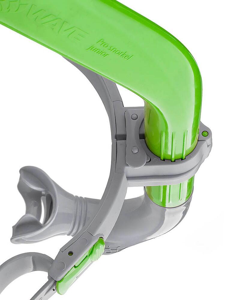 Masque de plongée Mad Wave Pro Junior - Vert 2/4
