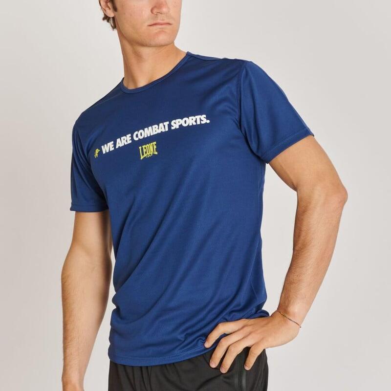 Tricou Leone Logo Wacs Albastru