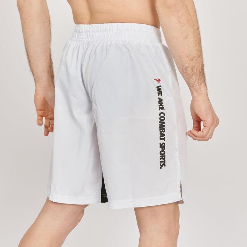 Pantalón corto Short Adulto MMA Leone 1947 MMA LOGO WACS blanco