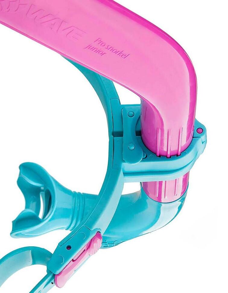 Mad Wave Pro Junior Snorkel - Różowy