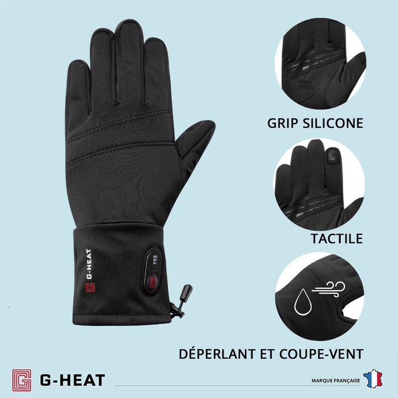 Gants de vélo chauffants + Batterie - G-HEAT - Pecheur-Online