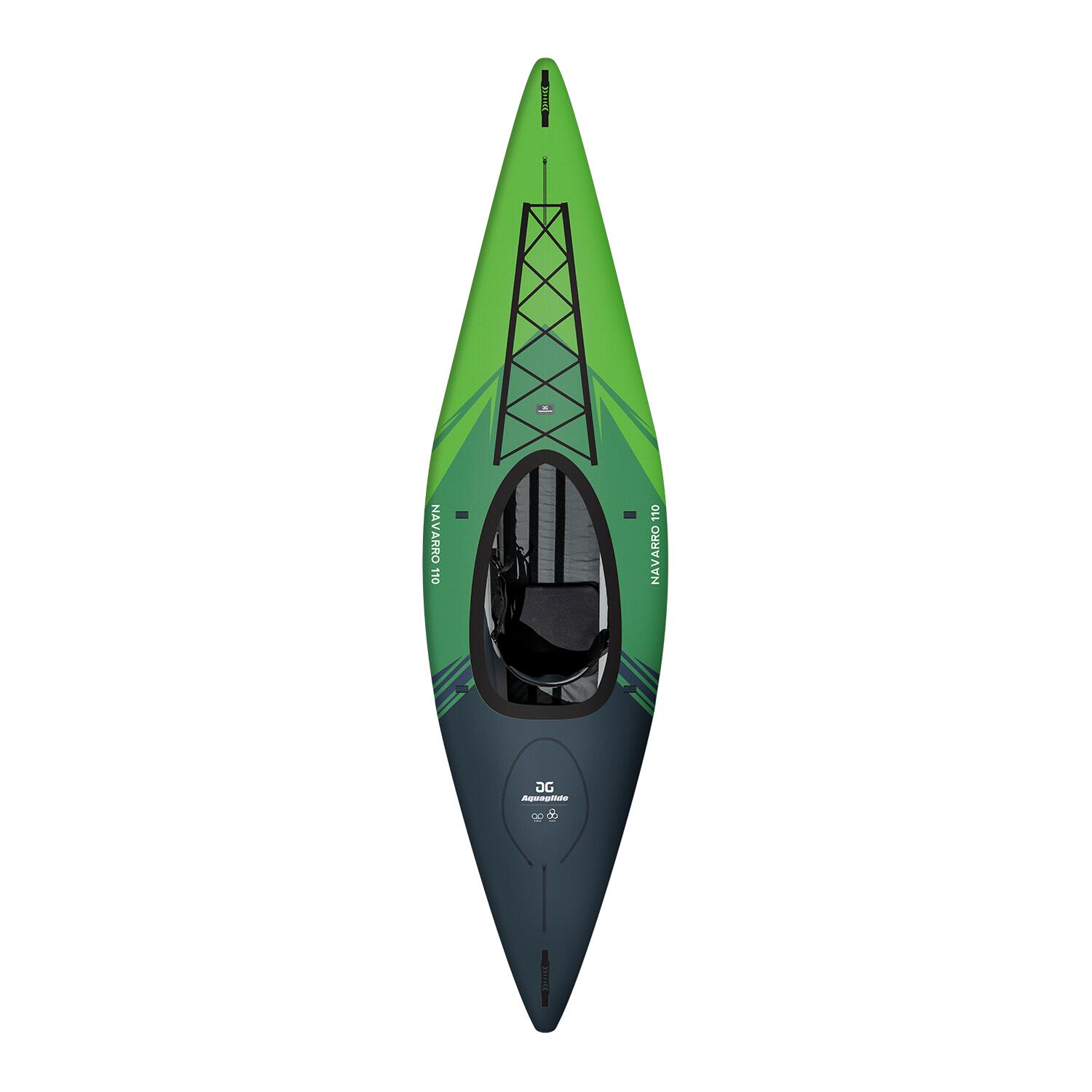 Navarro 110 1 Person Inflatable Kayak 1/5
