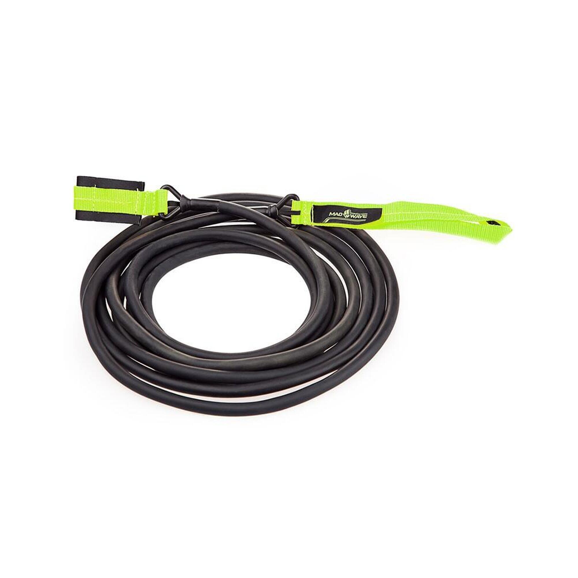 Corda elástica de resistência de 6m Verde 3.6-10.8 kg