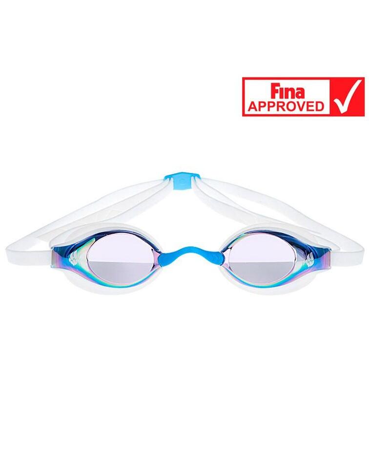 Gogle Mad Wave Record Breaker Rainbow White/Blue