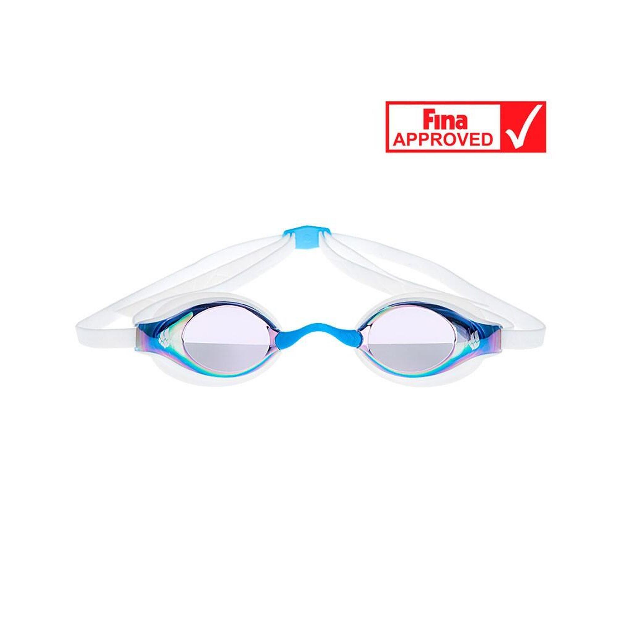 Óculos de natação RECORD BREAKER Rainbow Azur