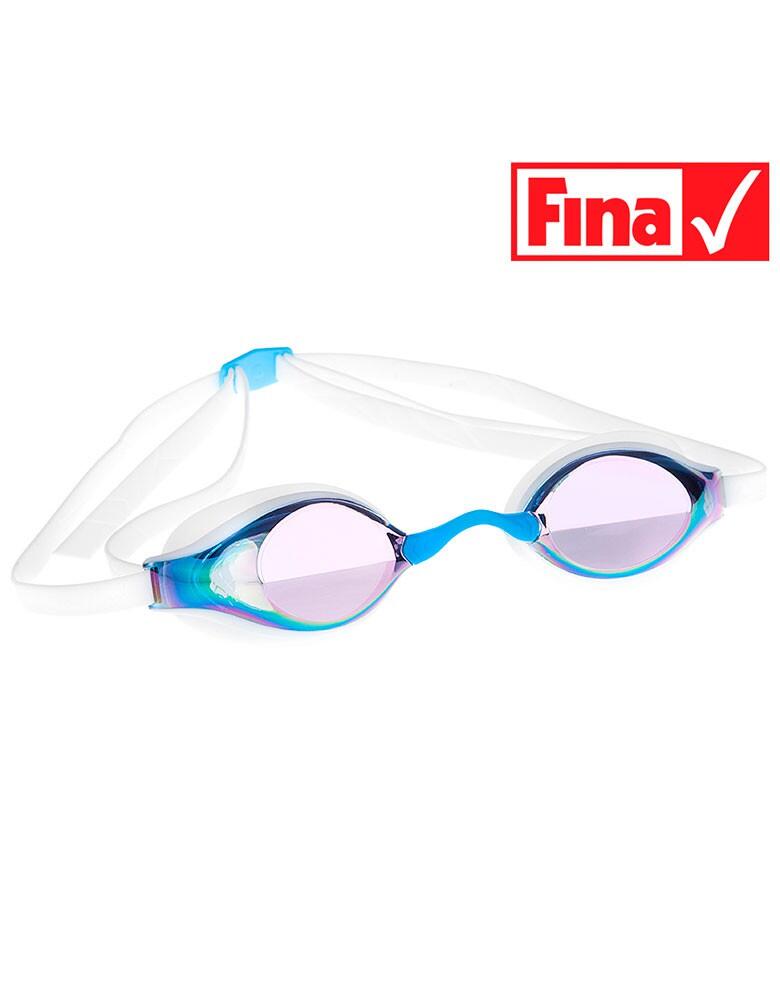 MAD WAVE Mad Wave Record Breaker Goggles Rainbow White / Blue