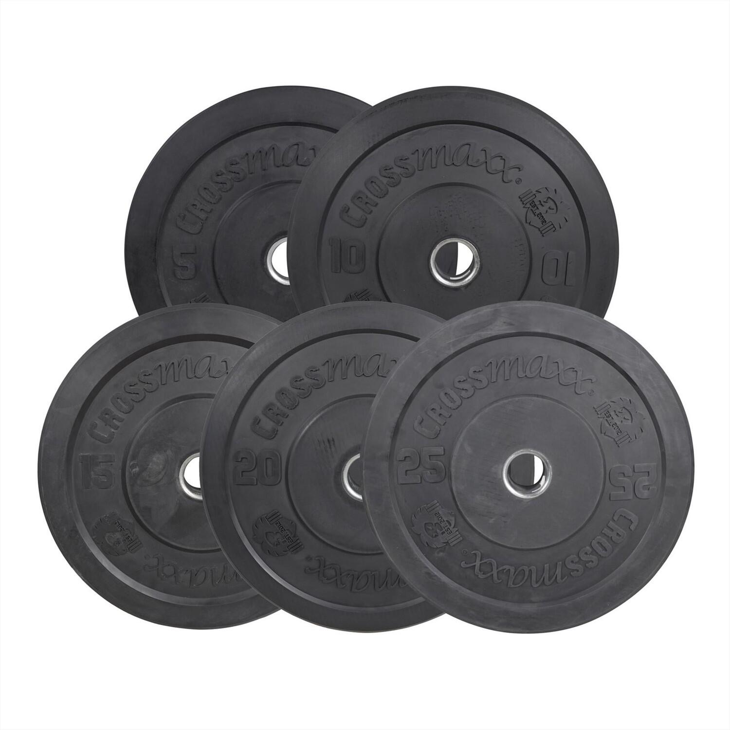 Plaque De Poids Olympique Crossmaxx - 50 mm - Noir 2/3