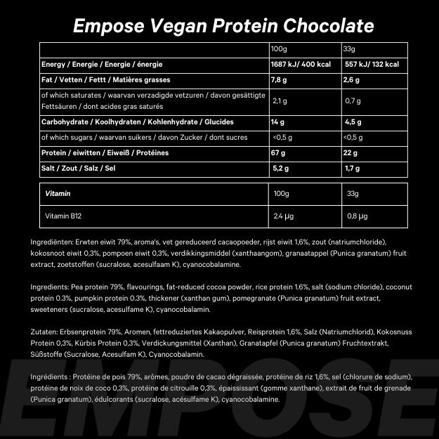 Vegan Protein - Plantaardig Eiwit Poeder - Vanille - 660 gram